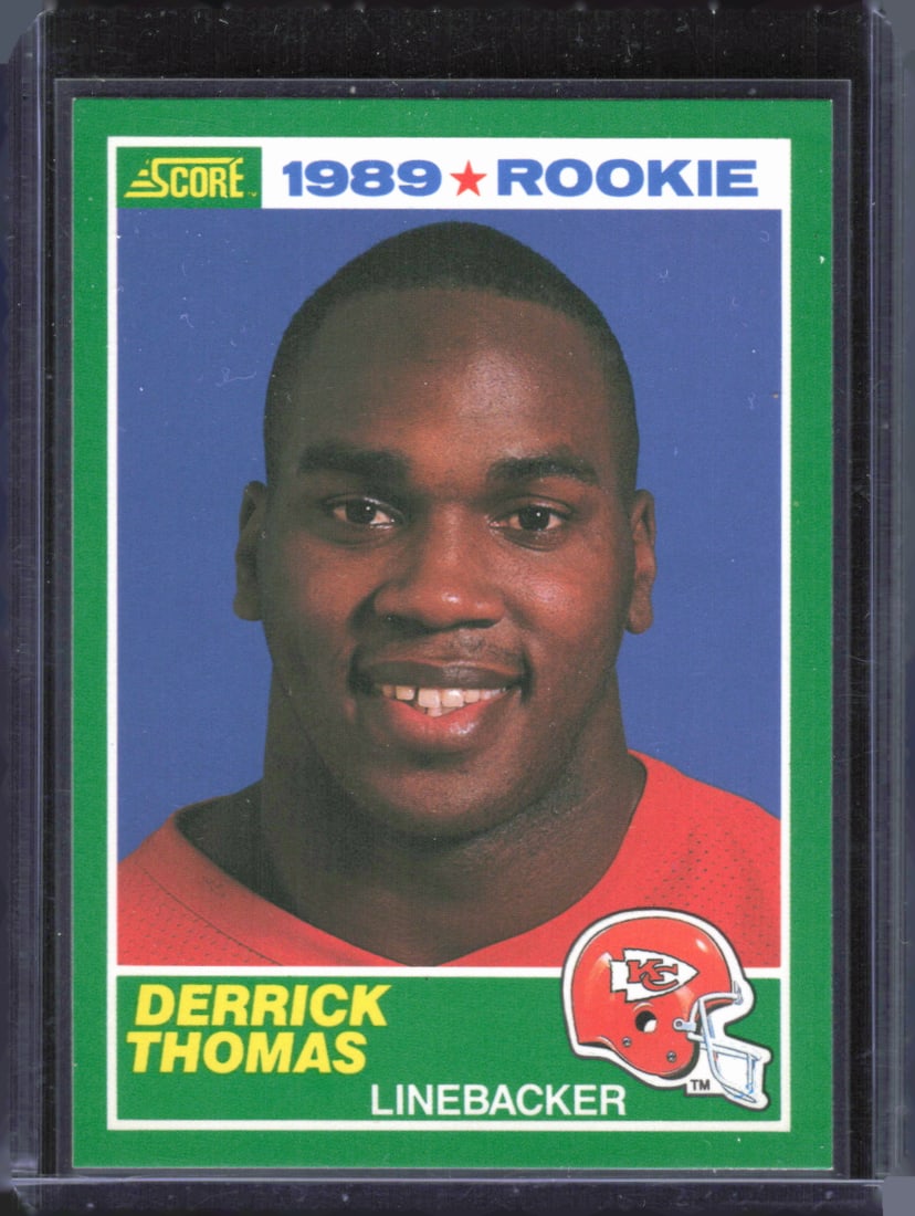 Derrick Thomas RC 1989 Score #258 (1 of 2)
