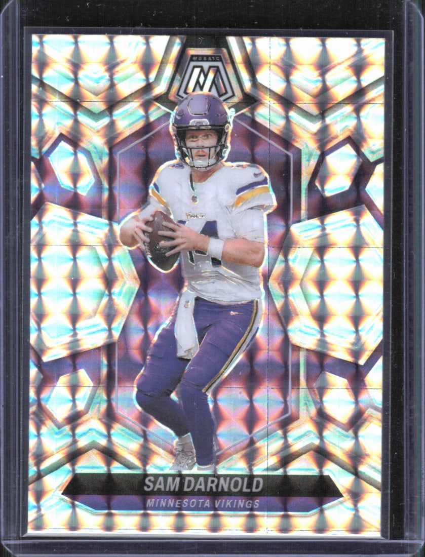 Sam Darnold Silver Mosaic Prizm 2024 Panin Mosaic #141 (1 of 2)