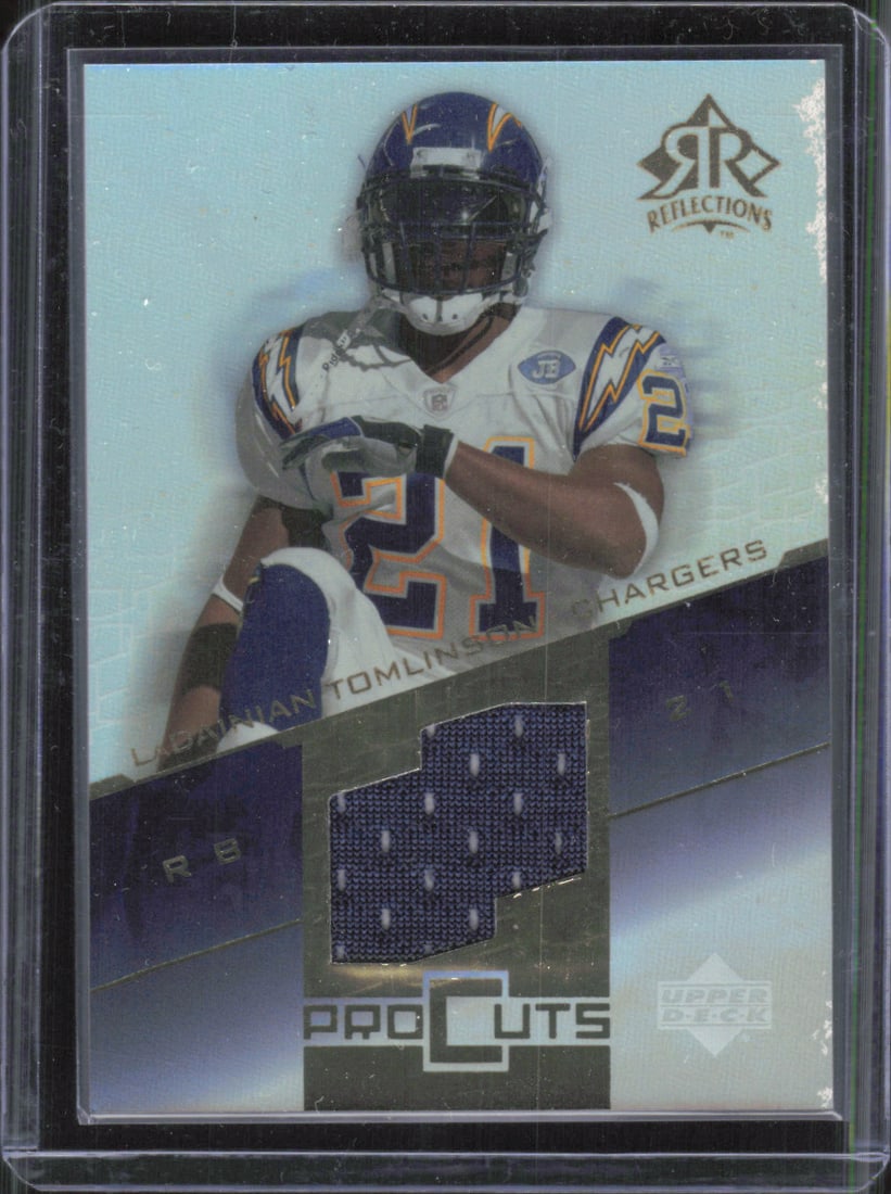 Ladian Tomlinson Game Used Patch 2004 Upper Deck #PC-LT (1 of 2)