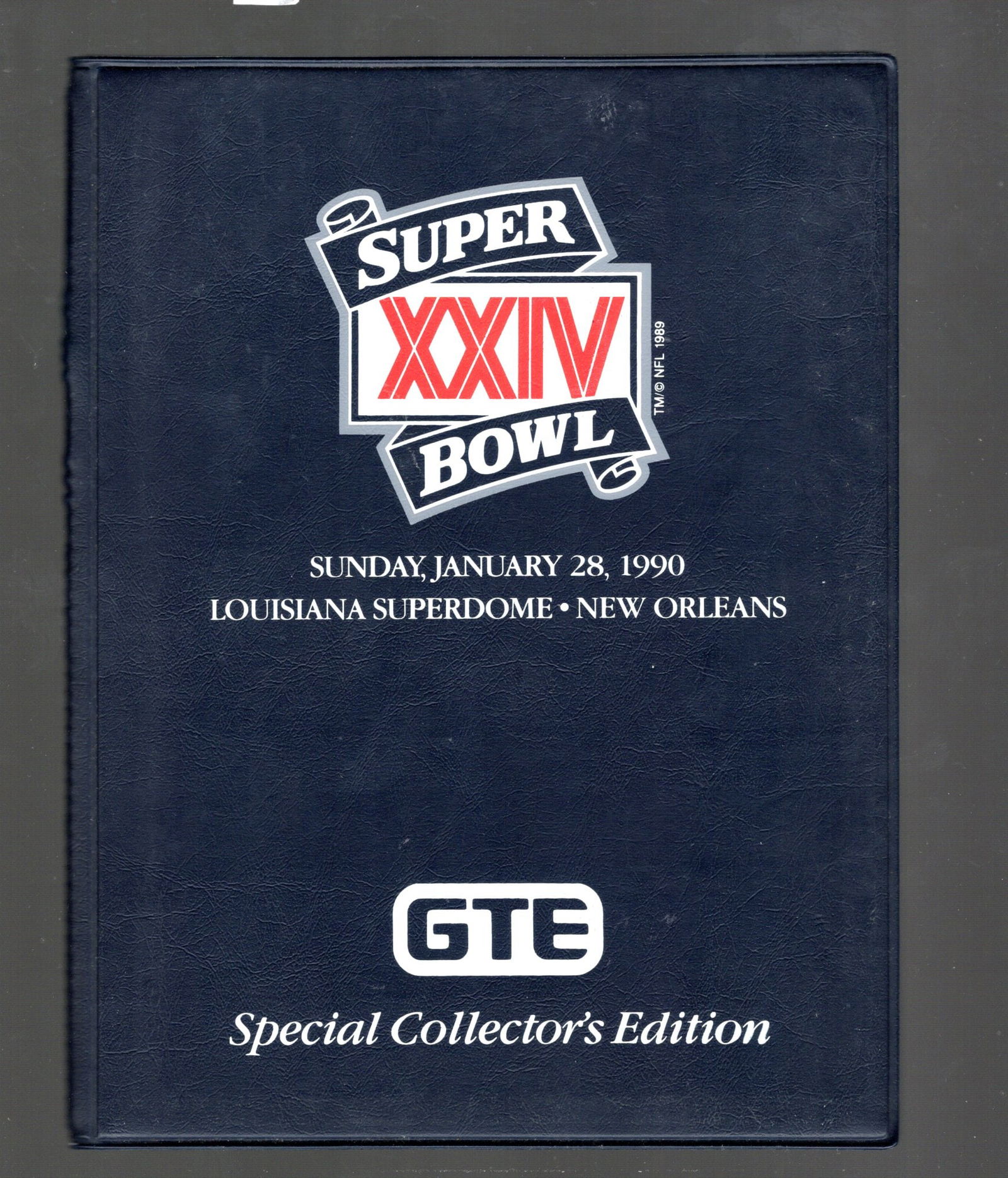 1990 Super Bowl XXIV GTE Special Collector's Edition NFL Pro Set 40 Card Set 49ers vs Broncos (1 of 7)