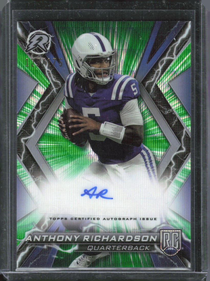 Anthony Richardson Green Surge RC Auto /125 2023 Topps Composite #RRS-AR (1 of 2)