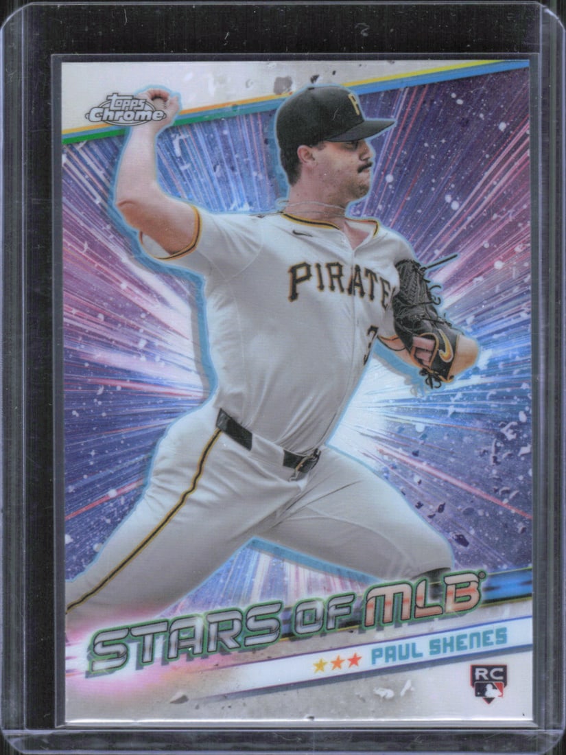 Paul Skenes Topps Chrome Stars of MLB  RC 2024 Topps Update #CSMLB-64 (1 of 2)
