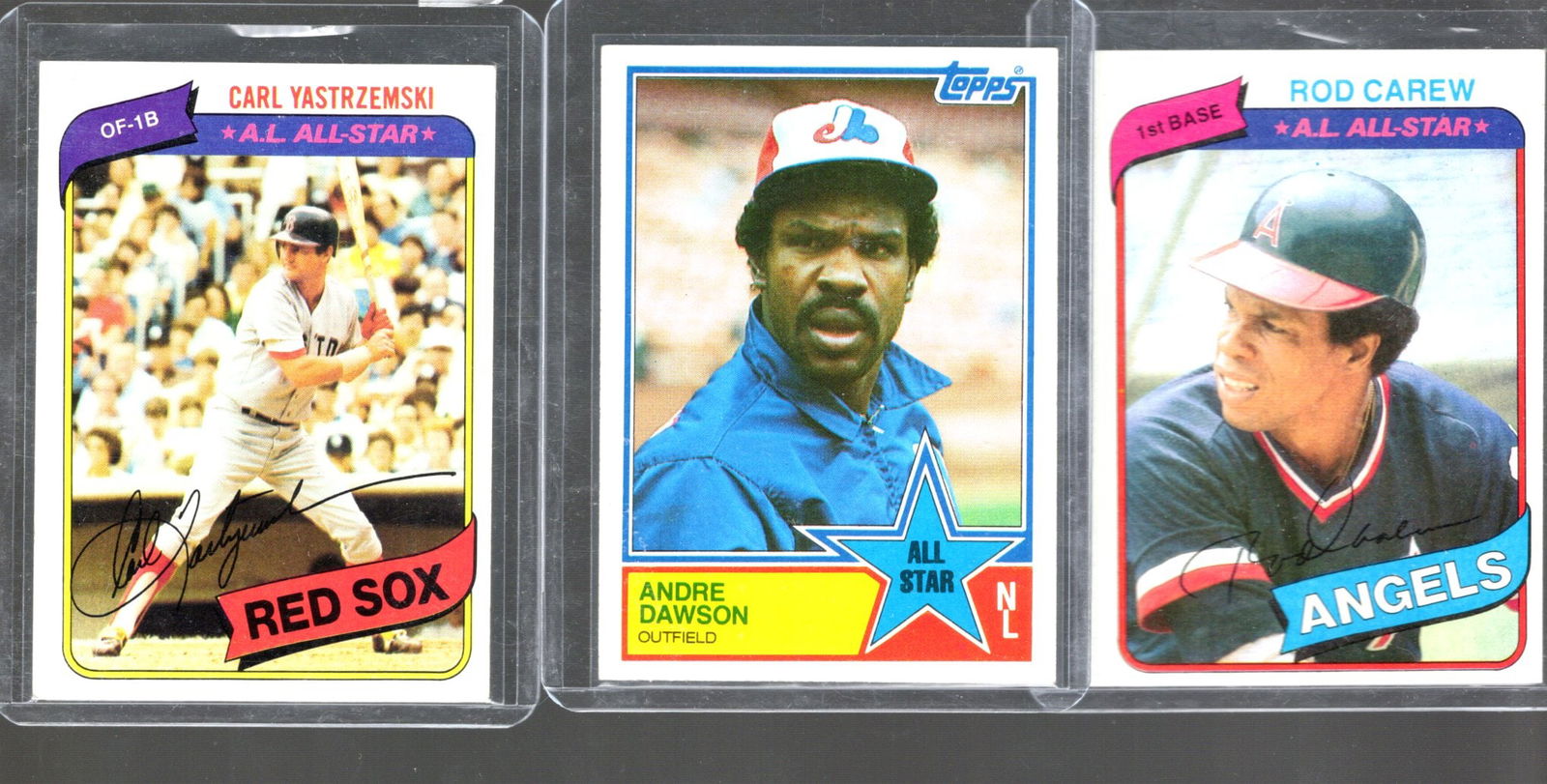 3 Early 1980s Topps Baseball Cards (1 of 2)