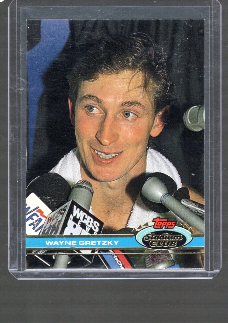 Wayne Gretzky 1991 Topps Stadium Club #1: Wayne Gretzky 1991 Topps Stadium Club #1