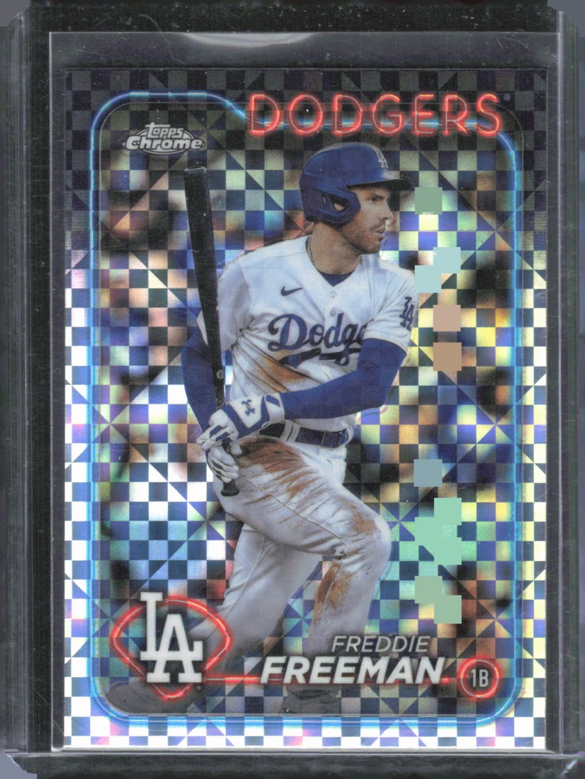 2024 Topps Chrome #4 Freddie Freeman X-Fractors (1 of 2)