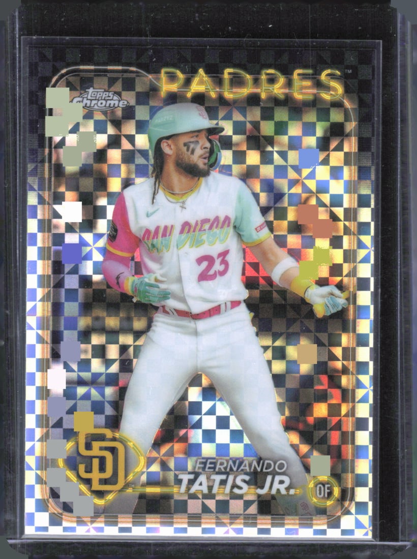 2024 Topps Chrome #263 Fernando Tatis Jr. X-Fractors: 2024 Topps Chrome #263 Fernando Tatis Jr. X-Fractors