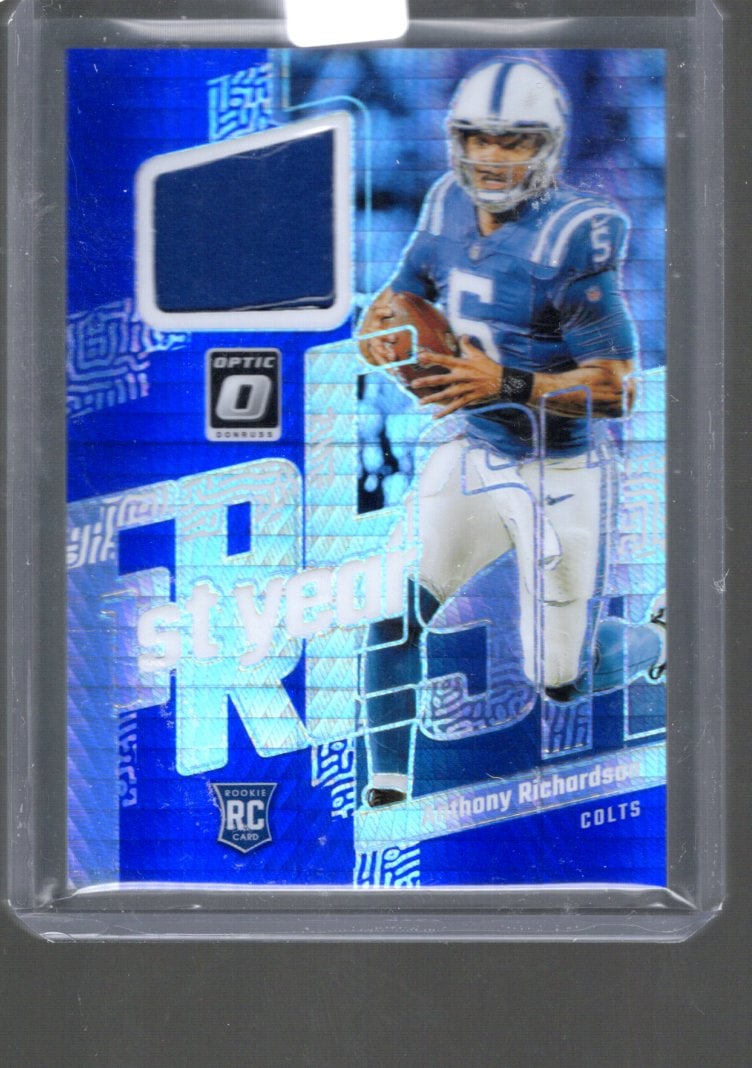Anthony Richardson Rookie Patch Card First Year Fresh 2023-24 Donruss Optic FYF-AR (1 of 2)