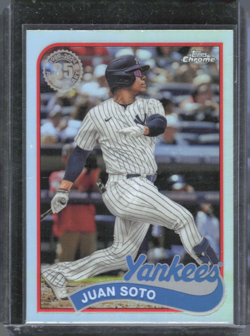 2024 Topps Chrome #89CB-9 Juan Soto 1989 Topps Baseball 35th Anniversary Refractor (1 of 2)