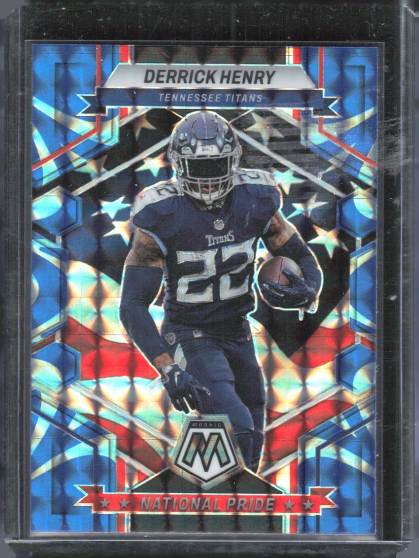2023 Panini Mosaic #262 Derrick Henry Reactive Blue Mosaic (1 of 2)