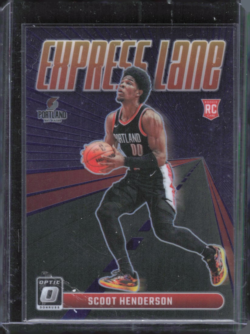 2023-24 Donruss Optic #14 Scoot Henderson Rookie Card Express Lane: 2023-24 Donruss Optic #14 Scoot Henderson Rookie Card Express Lane