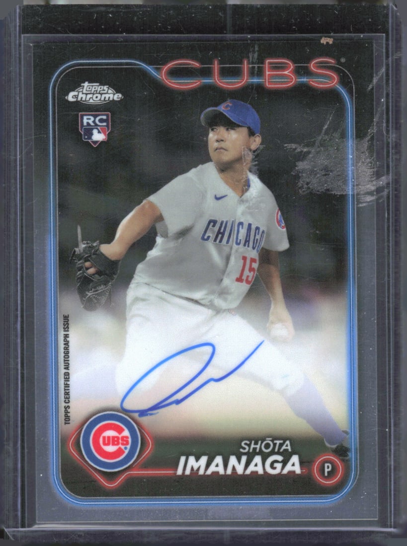2024 Topps Chrome #RA-SI Sh?ta Imanaga Rookie Autographs (1 of 2)