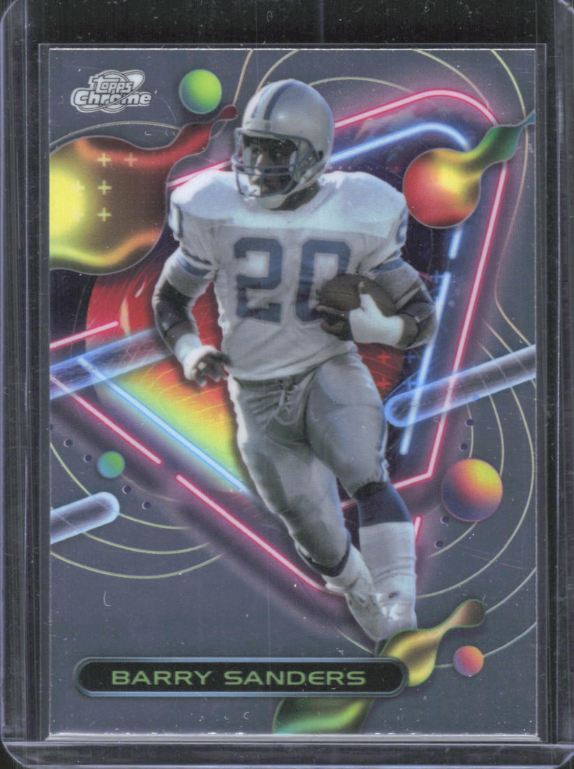 2023 Topps Composite #267 Barry Sanders Topps Chrome Cosmic: 2023 Topps Composite #267 Barry Sanders Topps Chrome Cosmic