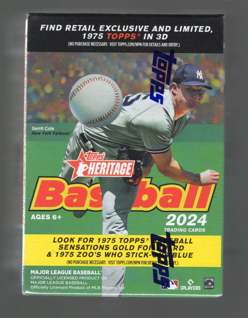 2024 Topps Heritage Baseball Blaster Box (1 of 1)