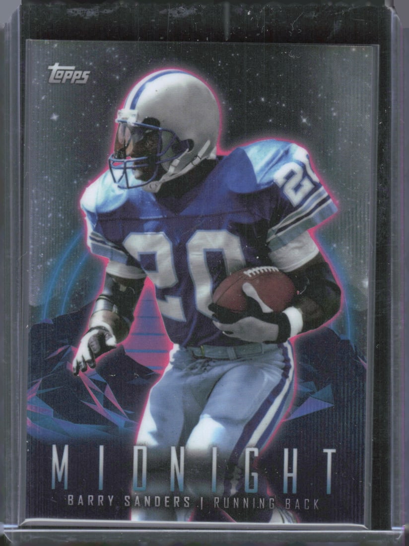 2023 Topps Composite #318 Barry Sanders Midnight Refractor (1 of 2)