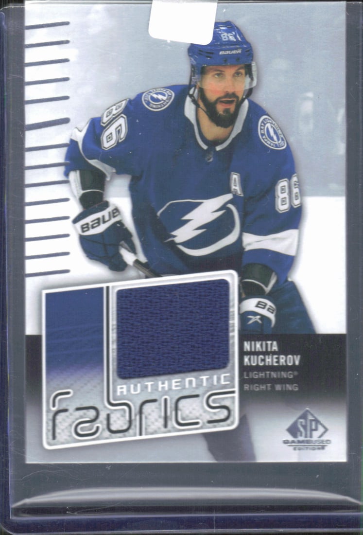 2022-23 SP Game Used #AF-NK Nikita Kucherov Authentic Fabrics (1 of 2)