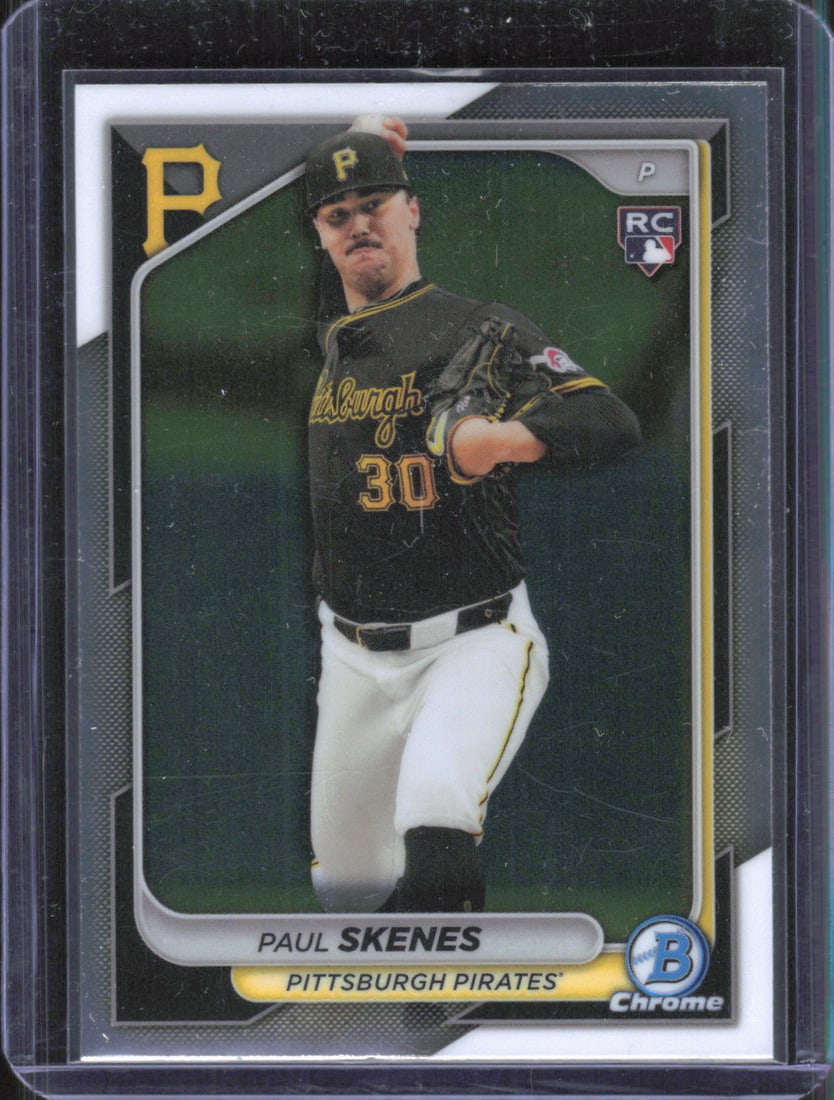 2024 Bowman Chrome #31 Paul Skenes Rookie Card: 2024 Bowman Chrome #31 Paul Skenes Rookie Card