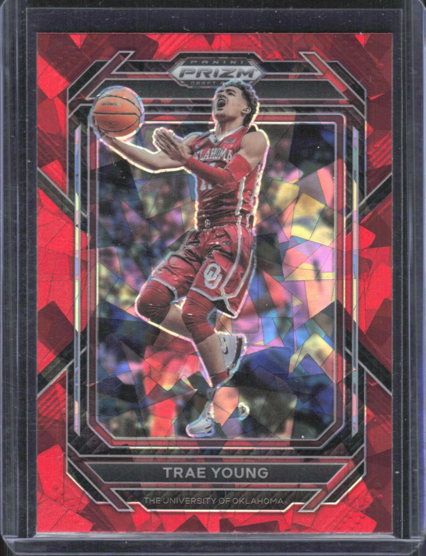 2023 Panini Prizm Draft Picks #54 Trae Young Red Ice (1 of 2)