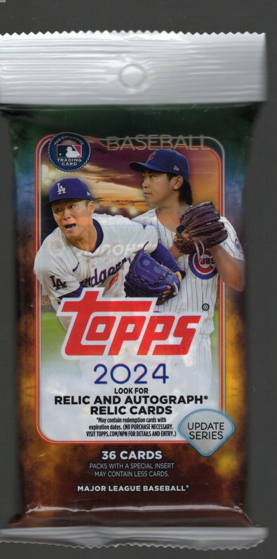 2024 Topps Update Series Baseball Hanger Value Fat Pack (1 of 1)