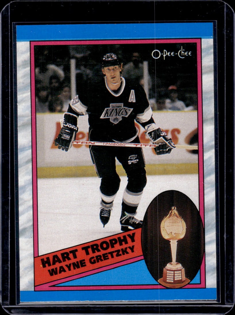 Wayne Gretzky Hart Trophy 1989-90 O-Pee-Chee #320 (1 of 2)