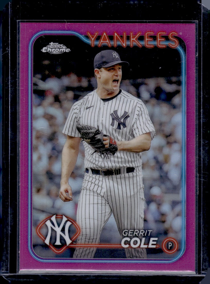 Gerrit Cole Pink Refractor 2024 Topps Chrome #164 (1 of 2)