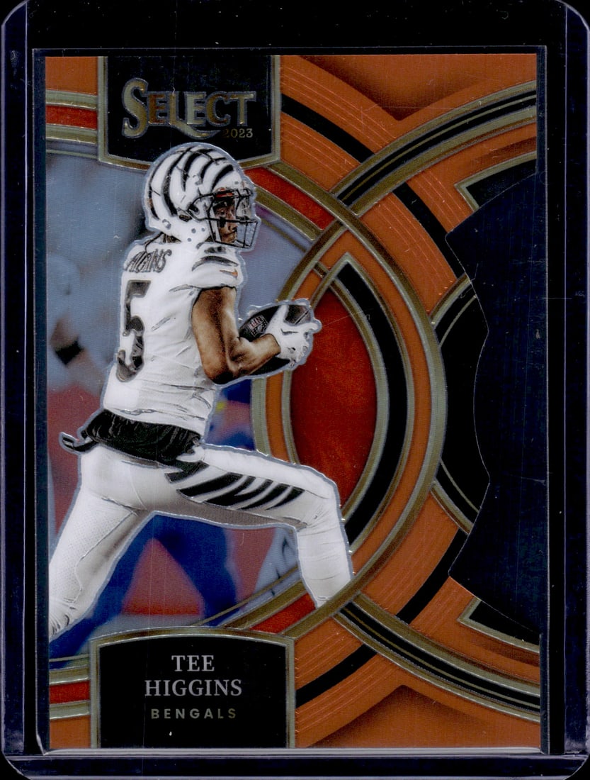 Tee Higgins Orange Prizm Die Cut /399 2023 Panini Select #112 (1 of 2)
