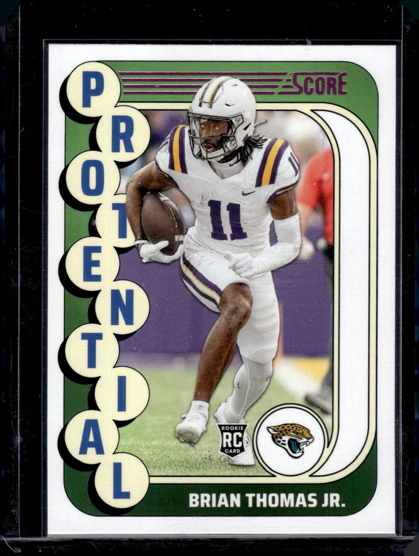 Brian Thomas Jr. Protential Pink RC 2024 Panini Score #21: Brian Thomas Jr. Protential Pink RC 2024 Panini Score #21