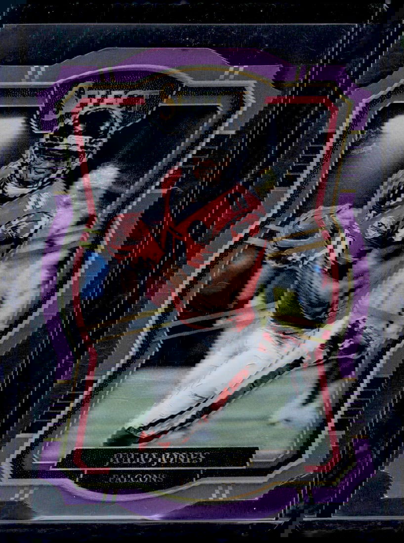 Julio Jones Purple Prizm Die Cut /75 2017 Panini Select #184 (1 of 2)