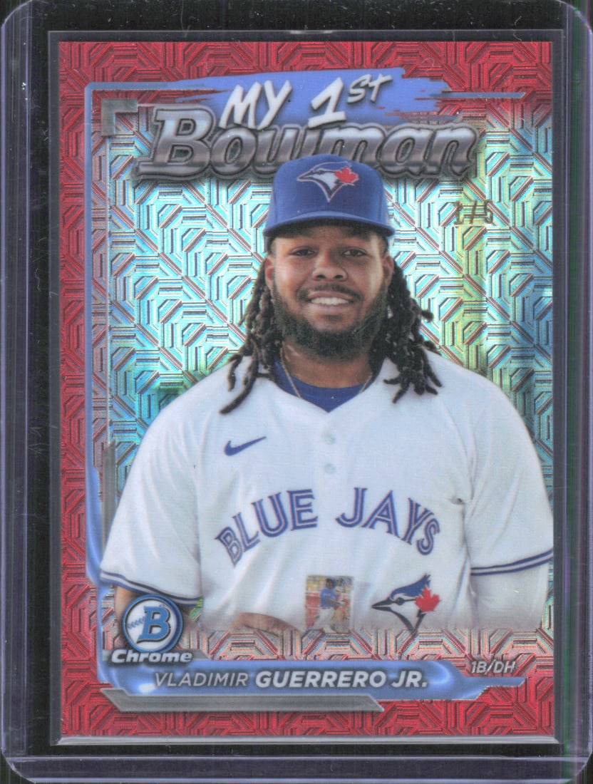 2024 Bowman Chrome #M1B-29 Vladimir Guerrero Jr. My 1st Bowman Red Refractors #/5 (1 of 2)