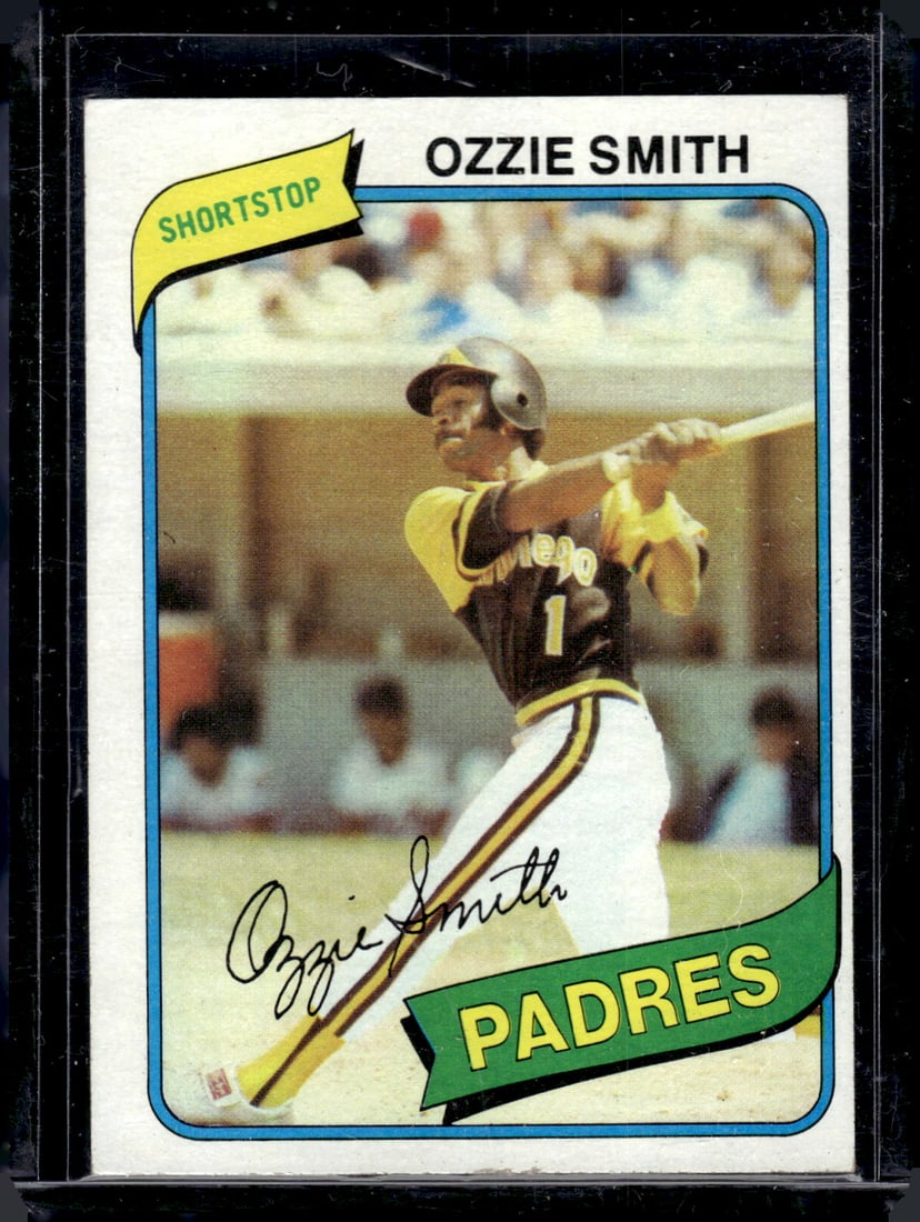 Ozzie Smith 1980 Topps #393 Vintage Hall of Famer Baseball Card: Ozzie Smith 1980 Topps #393 Vintage Hall of Famer Baseball Card