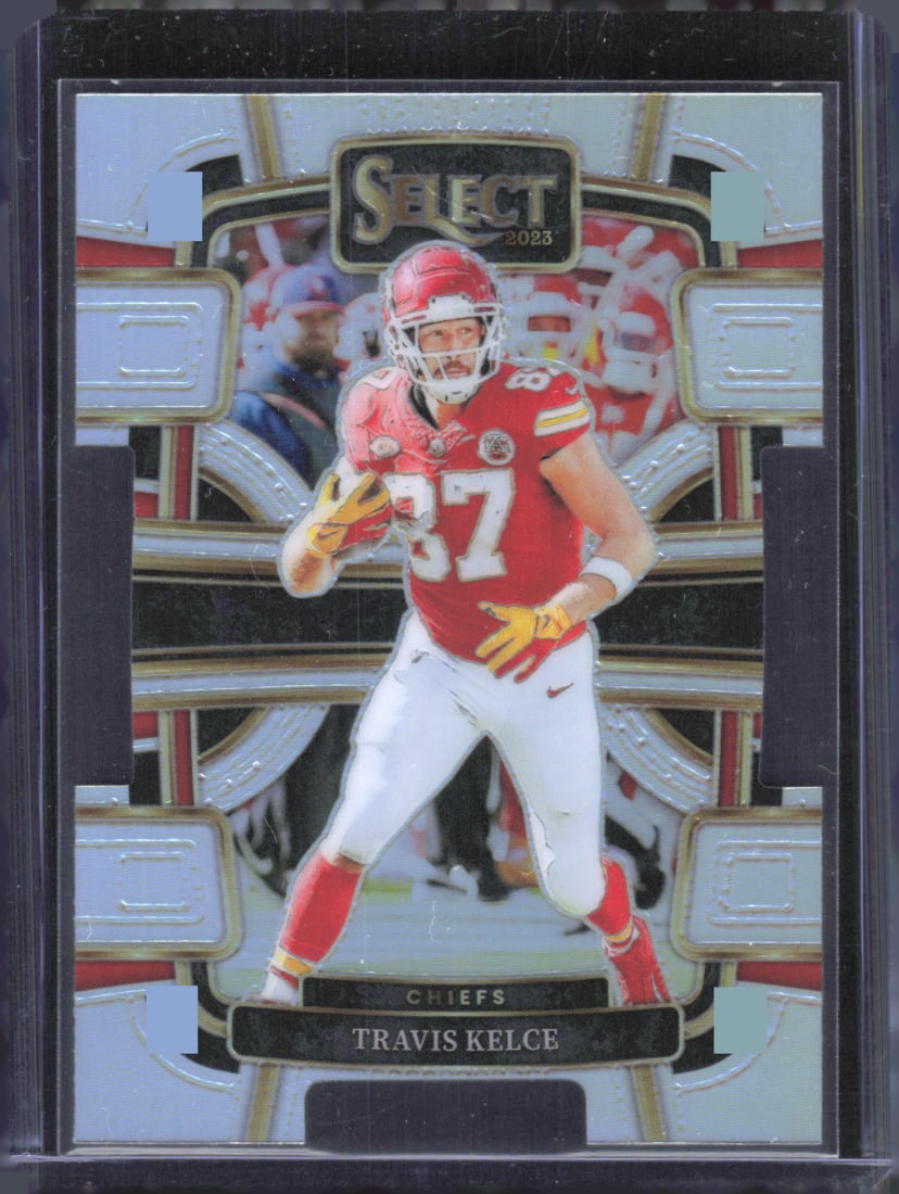 2023 Panini Select #50 Travis Kelce Silver Prizms Die Cuts (1 of 2)