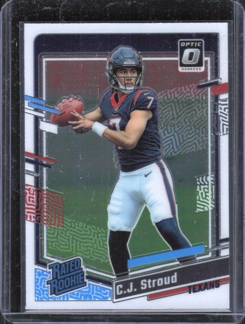 C.J. Stroud Rated Rookie Card 2023-24 Donruss Optic #244 (1 of 2)