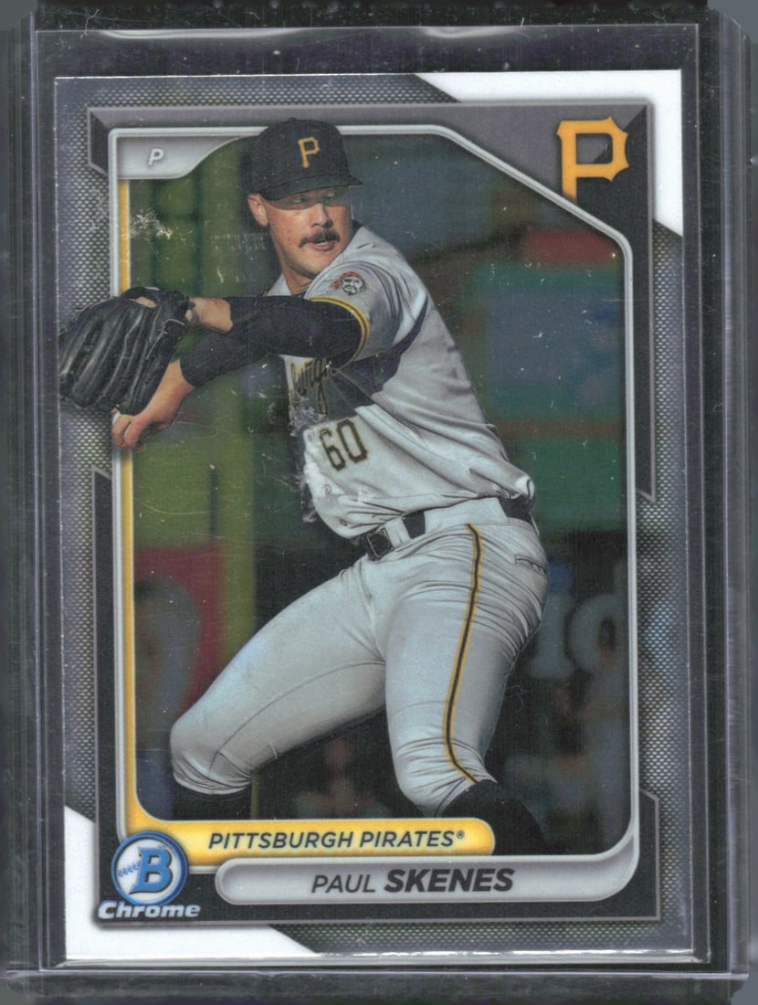 2024 Bowman #BCP-125 Paul Skenes Chrome Prospects: 2024 Bowman #BCP-125 Paul Skenes Chrome Prospects