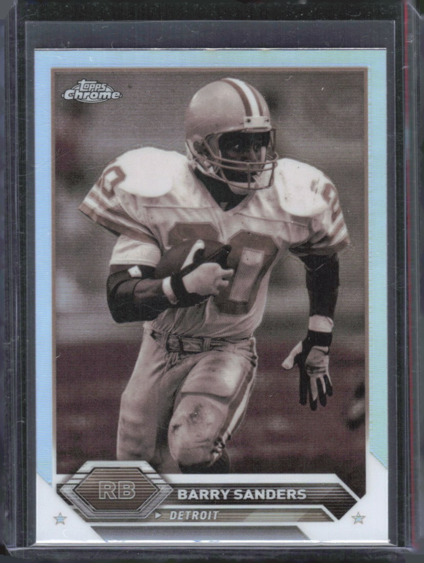 Barry Sanders Sepia Refractor Topps Chrome 2023-24 Topps Composite: Barry Sanders Sepia Refractor Topps Chrome 2023-24 Topps Composite