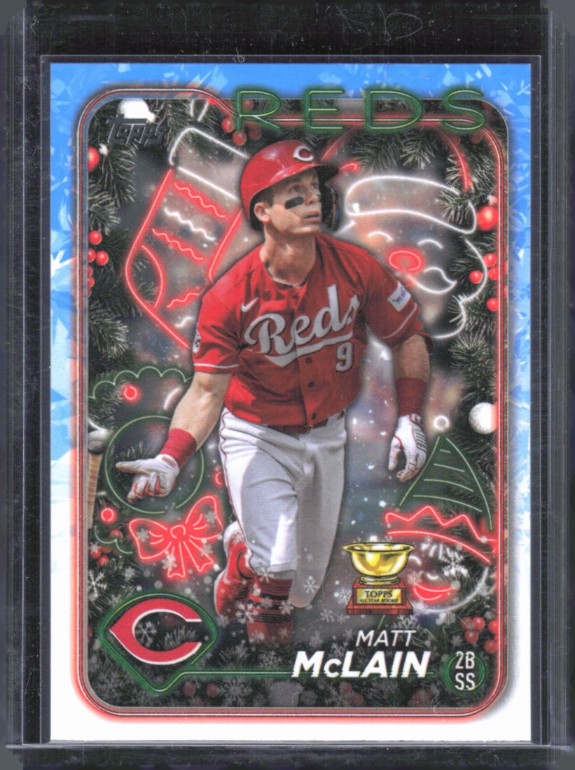 2024 Topps Holiday #H185 Matt McLain (1 of 2)