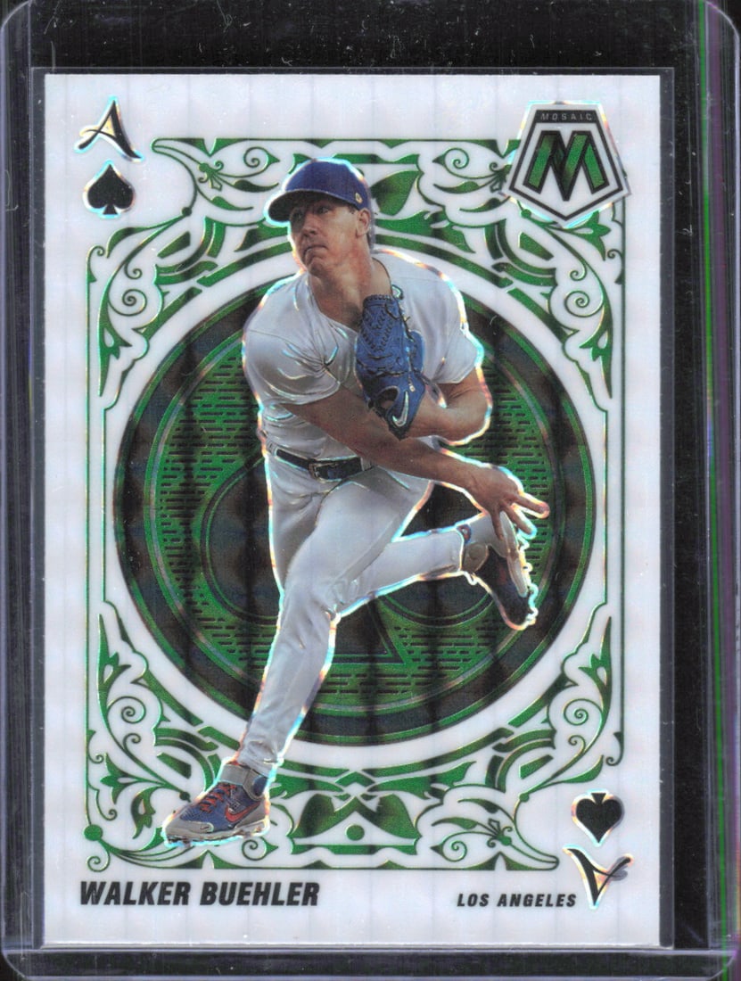 2022 Panini Mosaic #A-15 Walker Buehler Aces Green Mosaic (1 of 2)