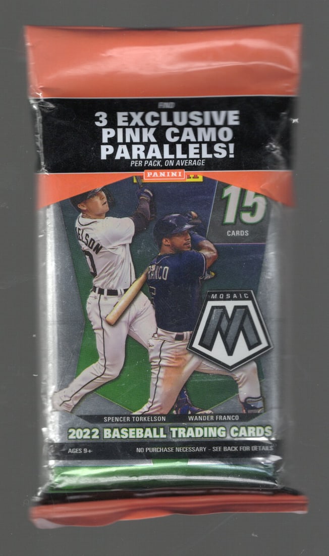 2022 Panini Mosaic Baseball Hanger Value Pack (1 of 1)