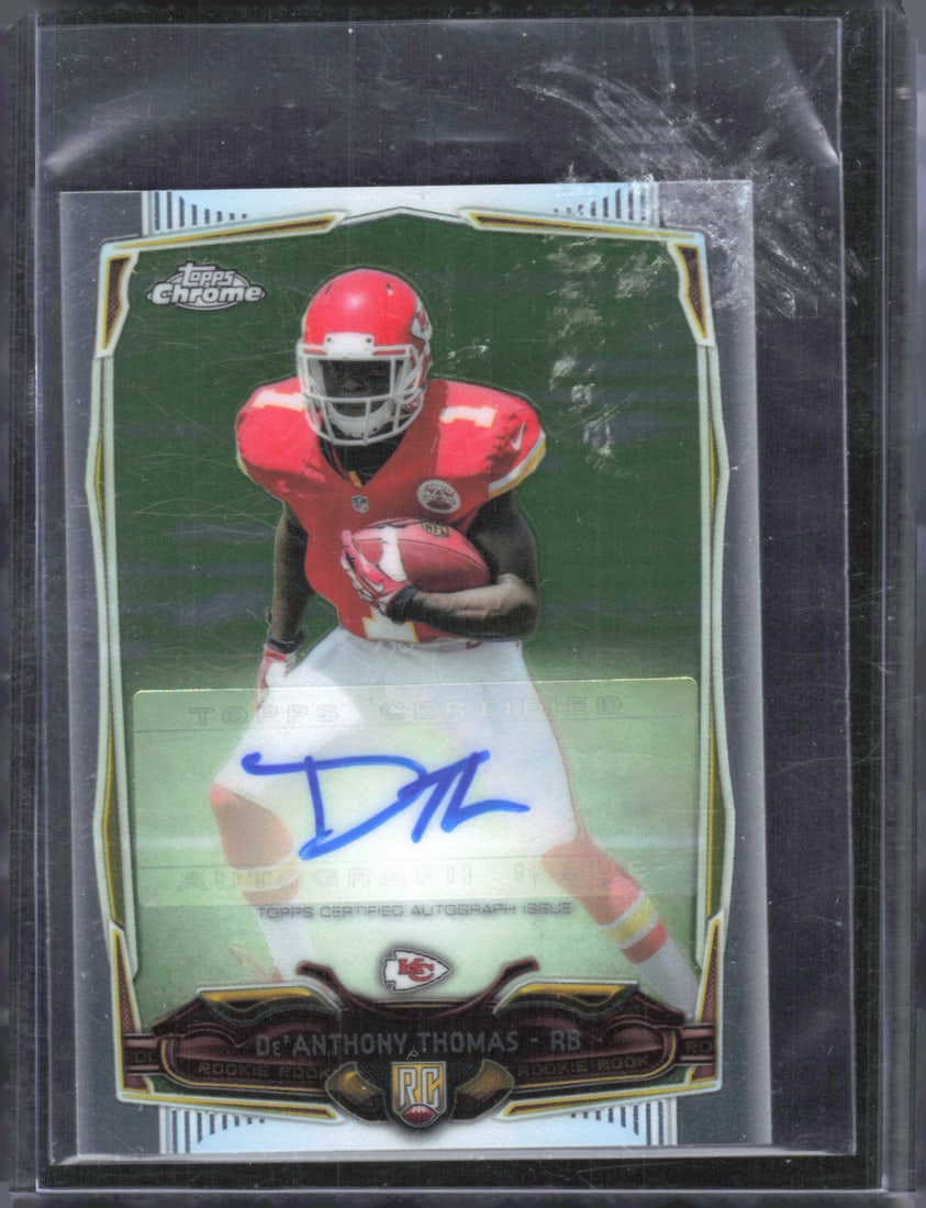 2014 Topps Chrome Minie De'Anthony Thomas Rookie Autograph #155 (1 of 2)