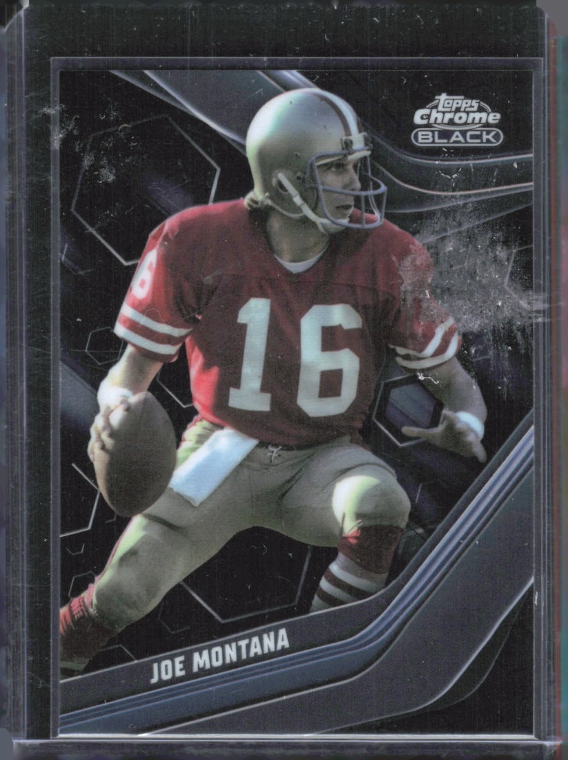 2023 Topps Composite #145 Joe Montana Topps Chrome Black: 2023 Topps Composite #145 Joe Montana Topps Chrome Black