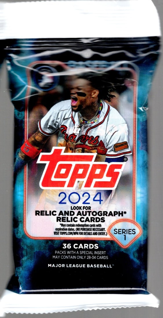 2024 Topps Series 1 Baseball Hanger Value Fat Pack: 2024 Topps Series 1 Baseball Hanger Value Fat Pack