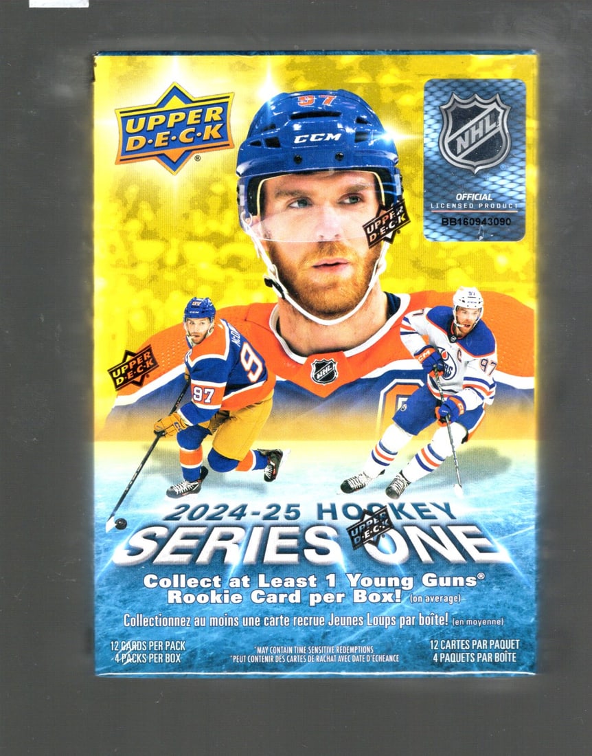 2024-25 Upper Deck Series 1 Hockey Blaster Box - Young Guns Rookie Cards (1 of 1)