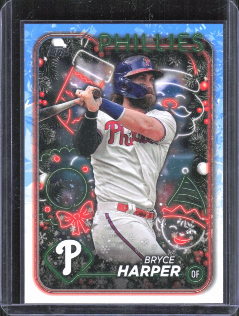2024 Topps Holiday #H179 Bryce Harper (1 of 2)