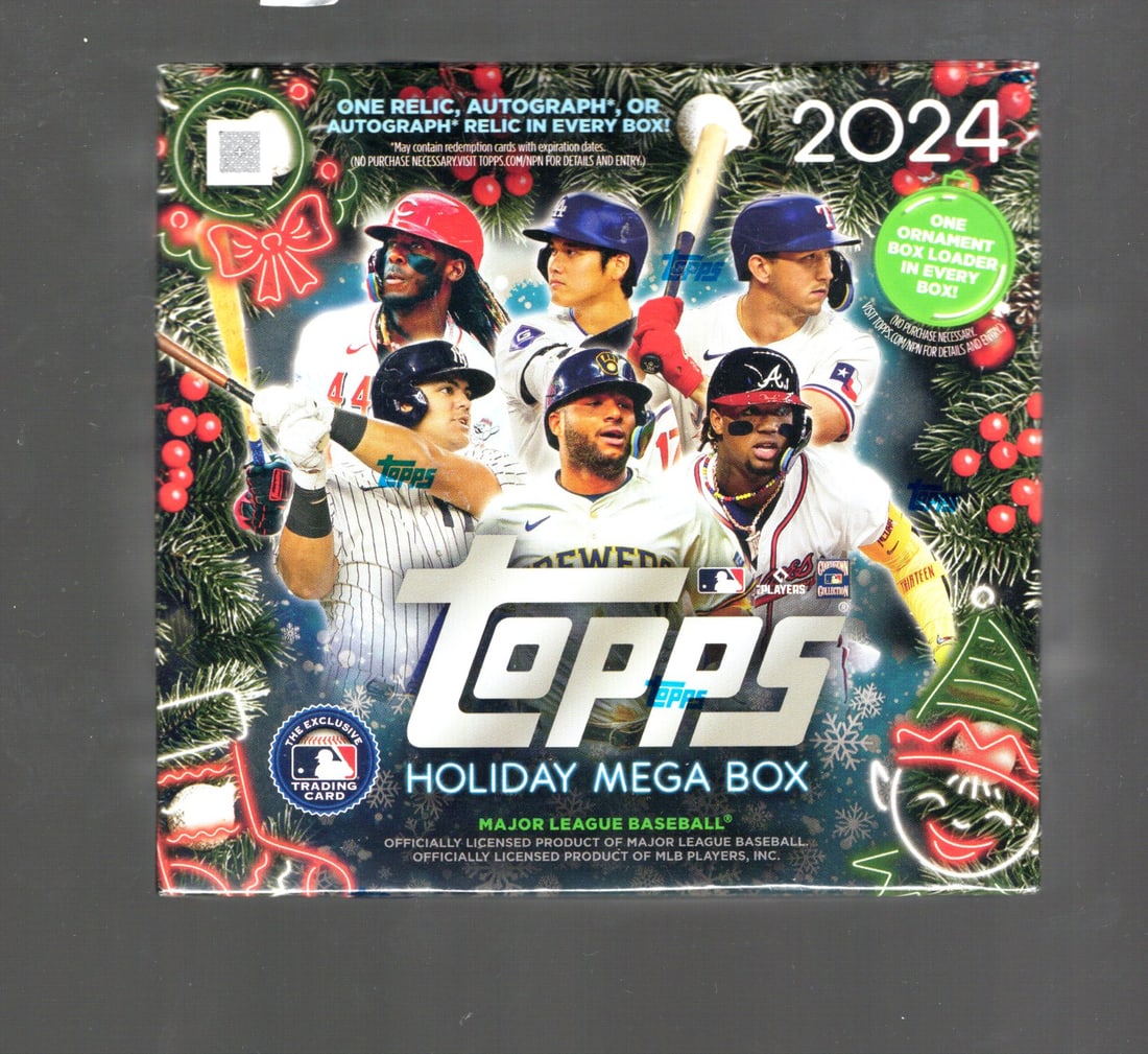 2024 Topps Holiday Baseball Mega Box - Paul Skenes & Elly De La Cruz Rookie Cards, Image Variations, (1 of 1)