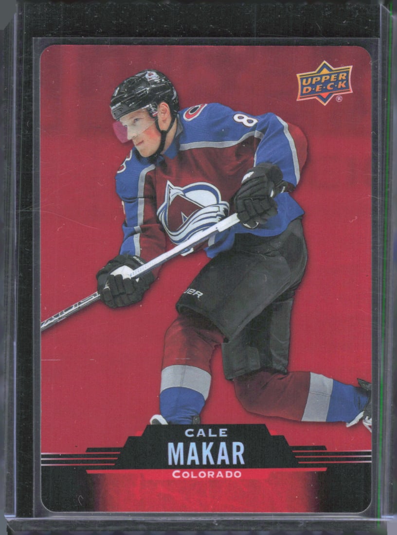 2020-21 Upper Deck Tim Hortons #DC-10 Cale Makar Red Die Cut (1 of 2)