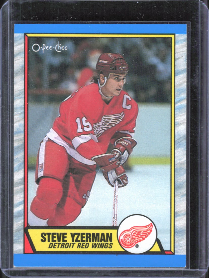 1989-90 O-Pee-Chee #83 Steve Yzerman (1 of 2)