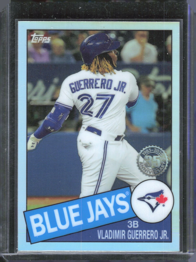 2020 Topps Chrome #85TC-6 Vladimir Guerrero Jr. Refractor 1985 Topps Baseball (1 of 2)