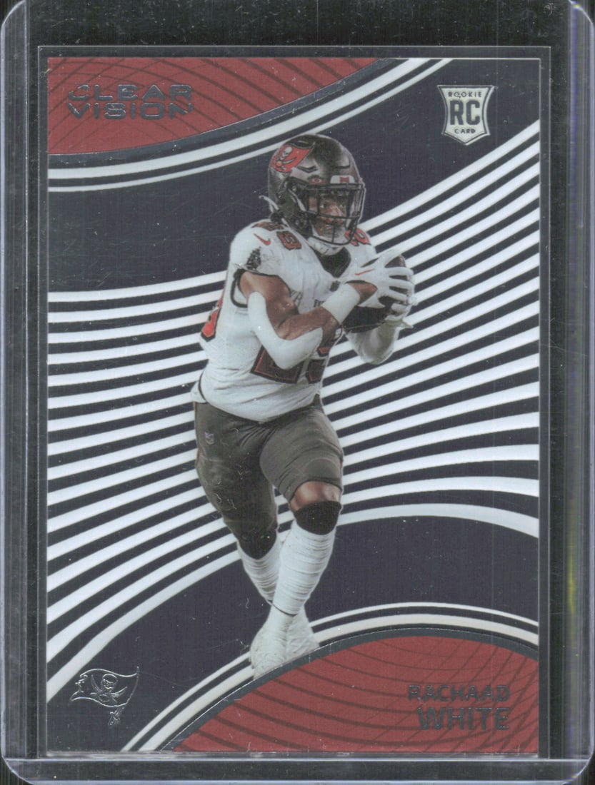 2022 Panini Chronicles #CVR-28 Rachaad White Clear Vision Rookies (1 of 2)