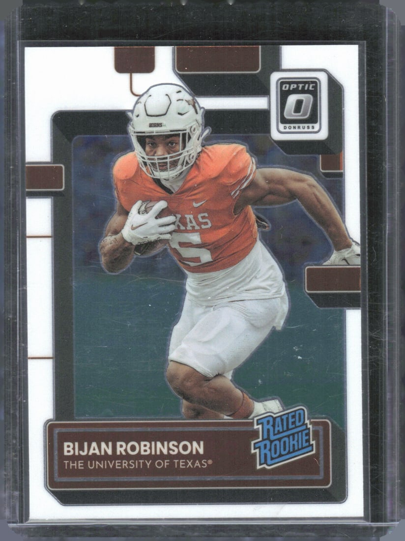 2023 Panini Chronicles Draft Picks #20 Bijan Robinson Donruss Optic Rated Rookies (1 of 2)