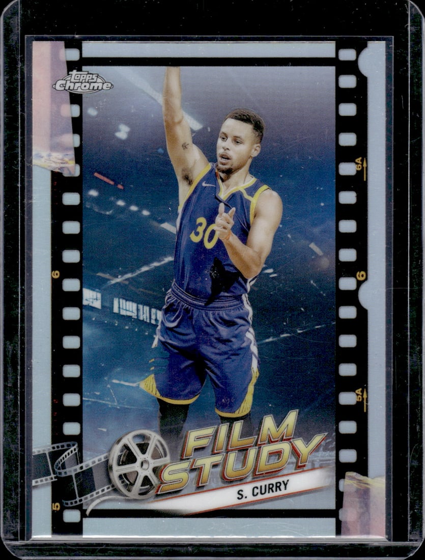 Stephen Curry Film Study Refractor 2023-24 Topps Chrome #FS-6 (1 of 2)
