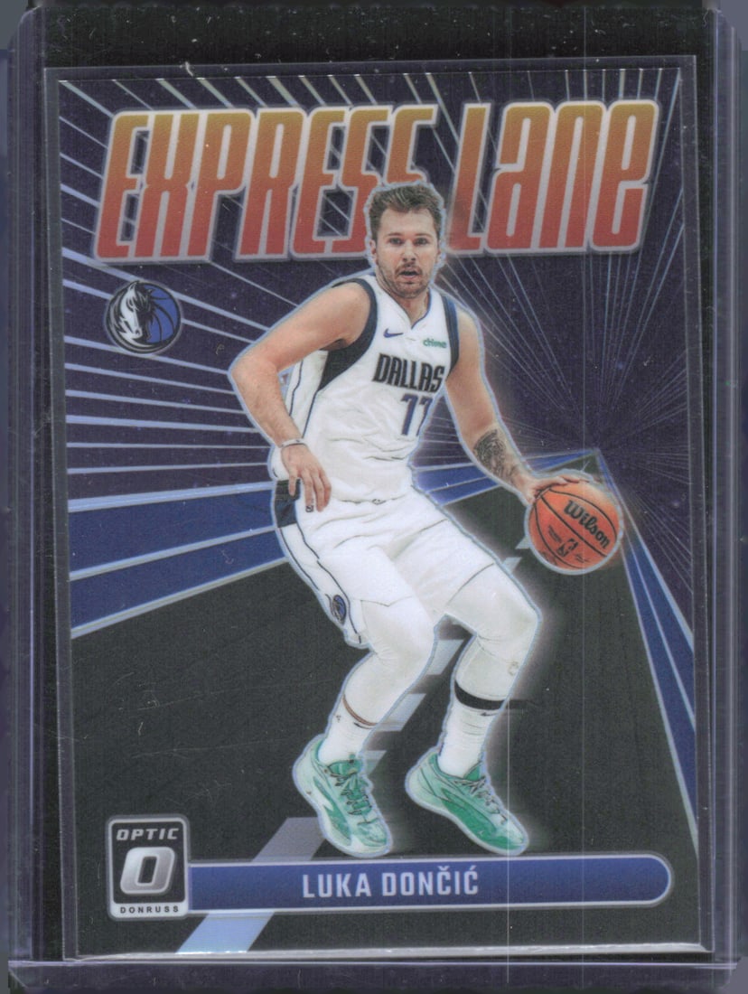 2023-24 Donruss Optic #13 Luka Doncic Express Lane Holo (1 of 2)