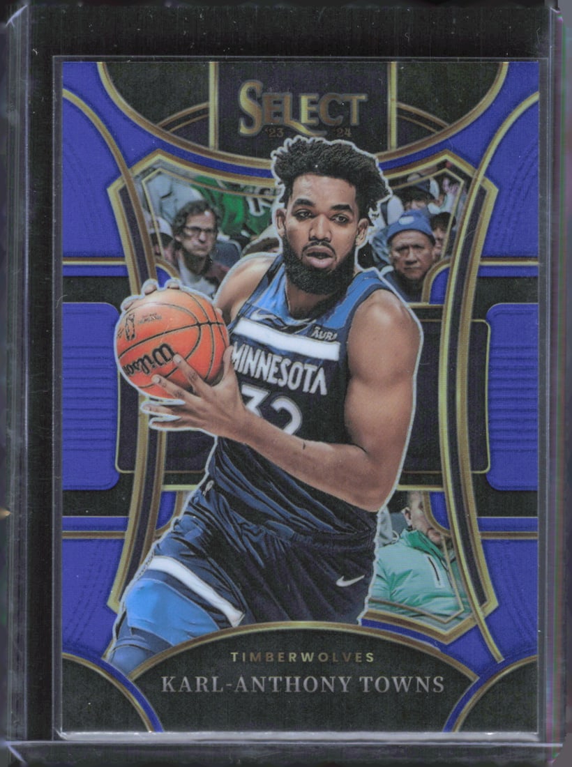 2023-24 Panini Select #396 Karl-Anthony Towns Blue Prizms (1 of 2)